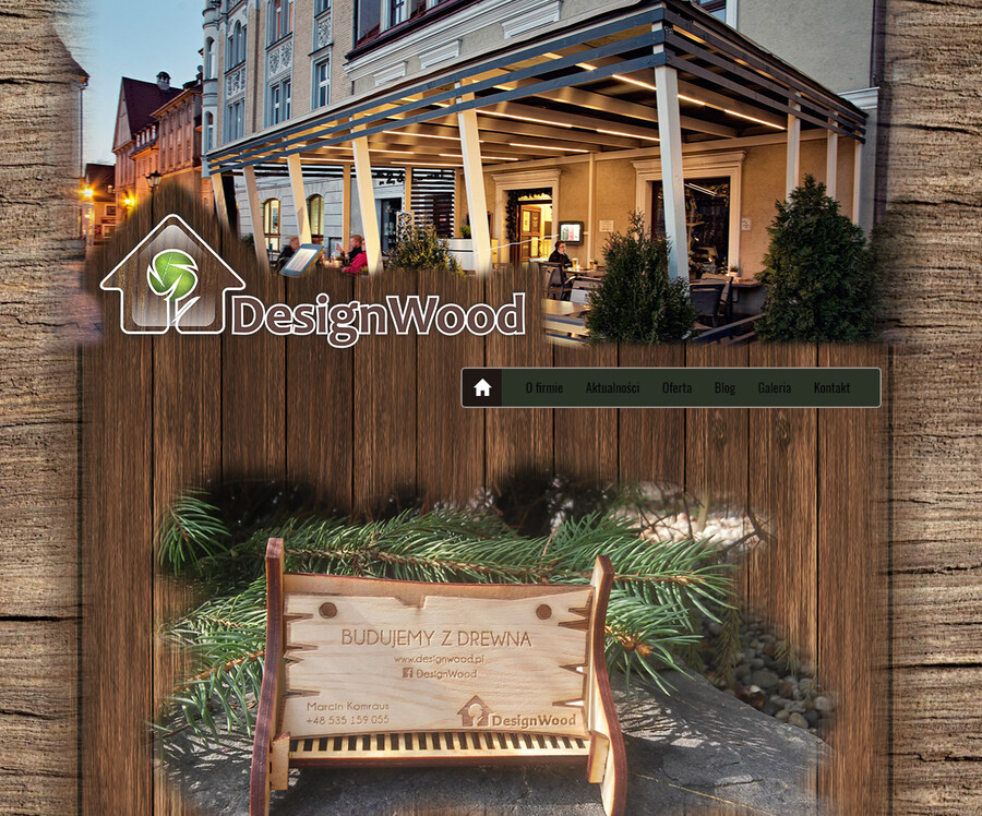 DesignWood - strony responsywne Poznań
