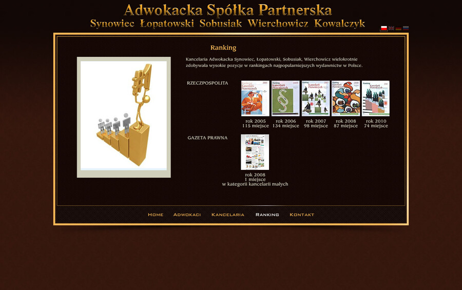 Adwokacka Spółka Partnerska - strony flash Poznań