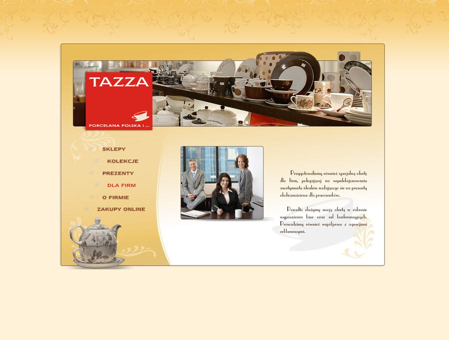 Tazza Porcelana Polska i ... - strony flash Poznań