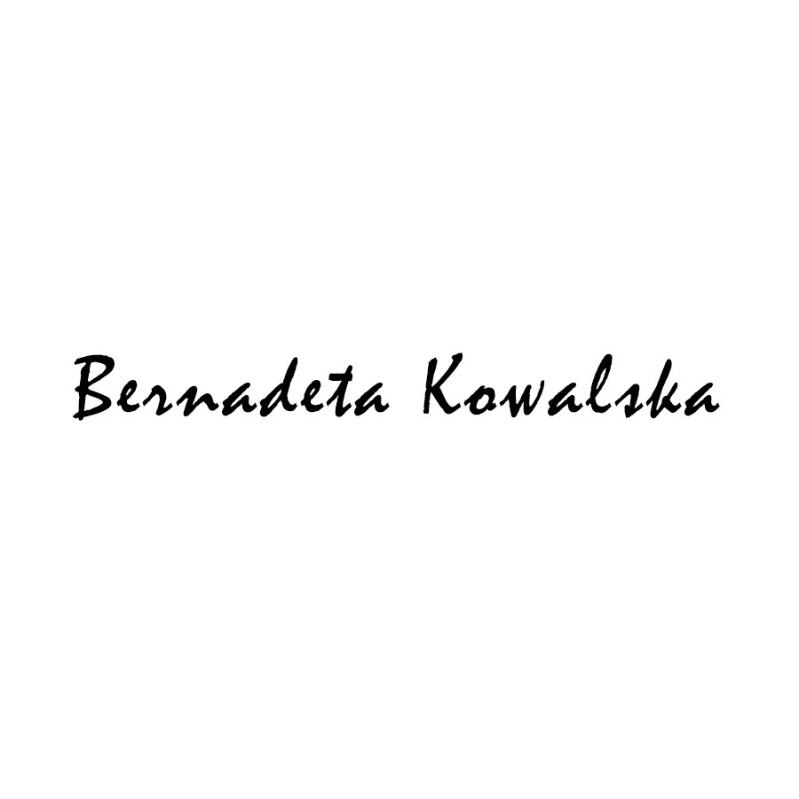 Logotyp - Bernadeta Kowalska - logotypy