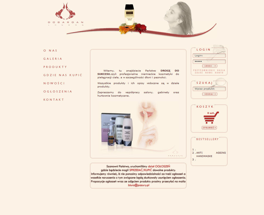 Dobordan Cosmetics - sklepy internetowe