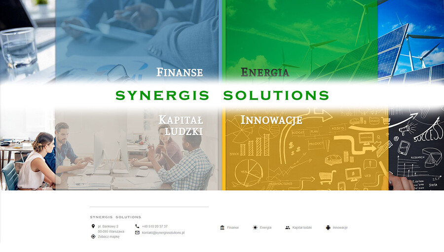Synergis Solutions - strony responsywne