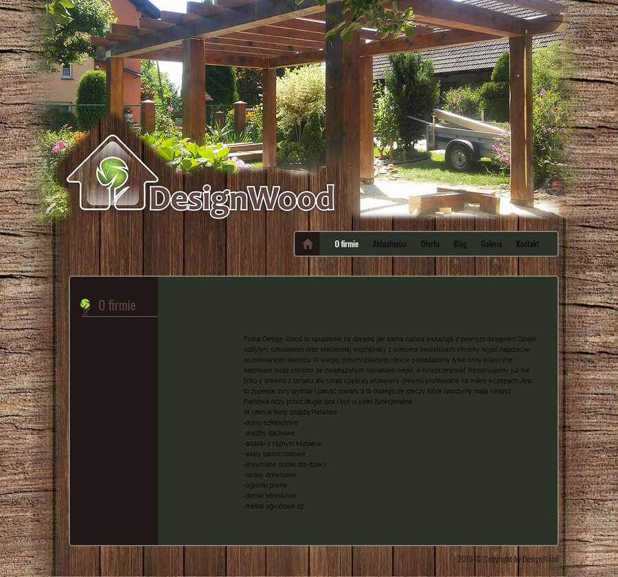 DesignWood - strony responsywne Poznań