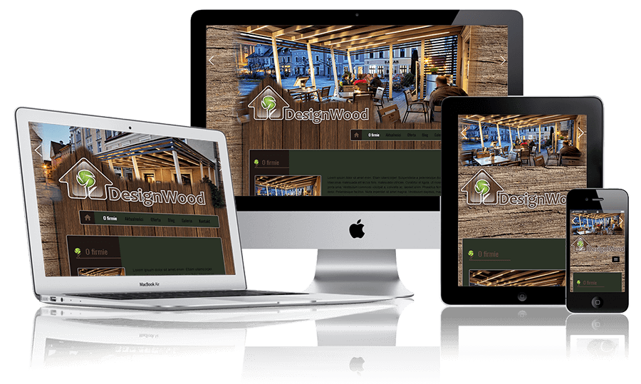 DesignWood - strony responsywne Poznań